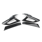 Set of 4 Rear Back Lamp Tail Light Covers for Toyota C-HR (2016–2018) Carbon Fiber