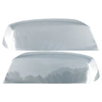 Mirror Covers Chrome Top Half Replacement for 2015-2019 Chevy Silverado HD