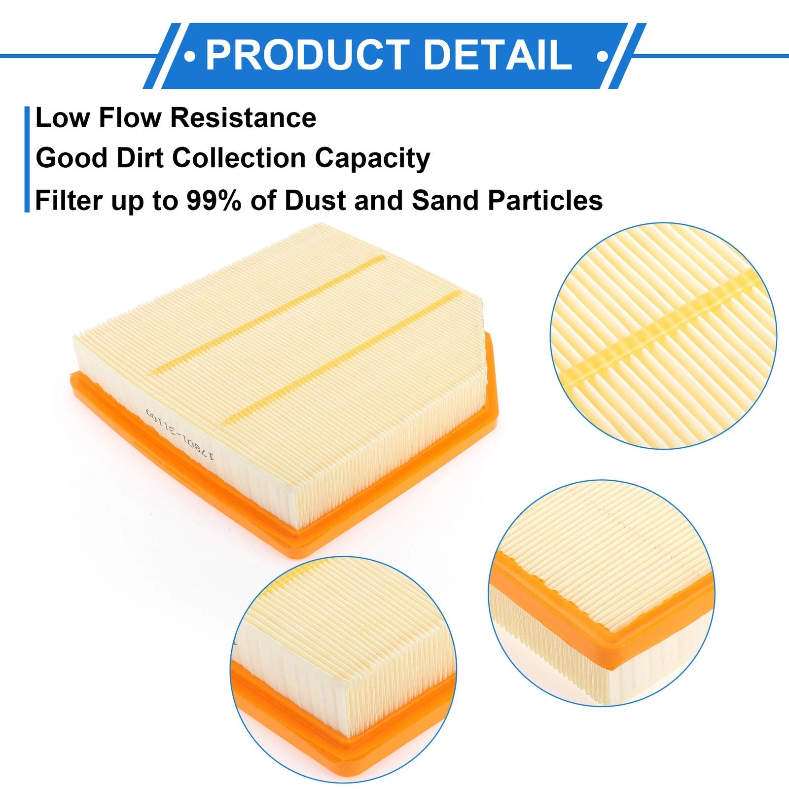 Car Engine Air Filter No. 1780131100 for Lexus GS200t (2017–2019)
