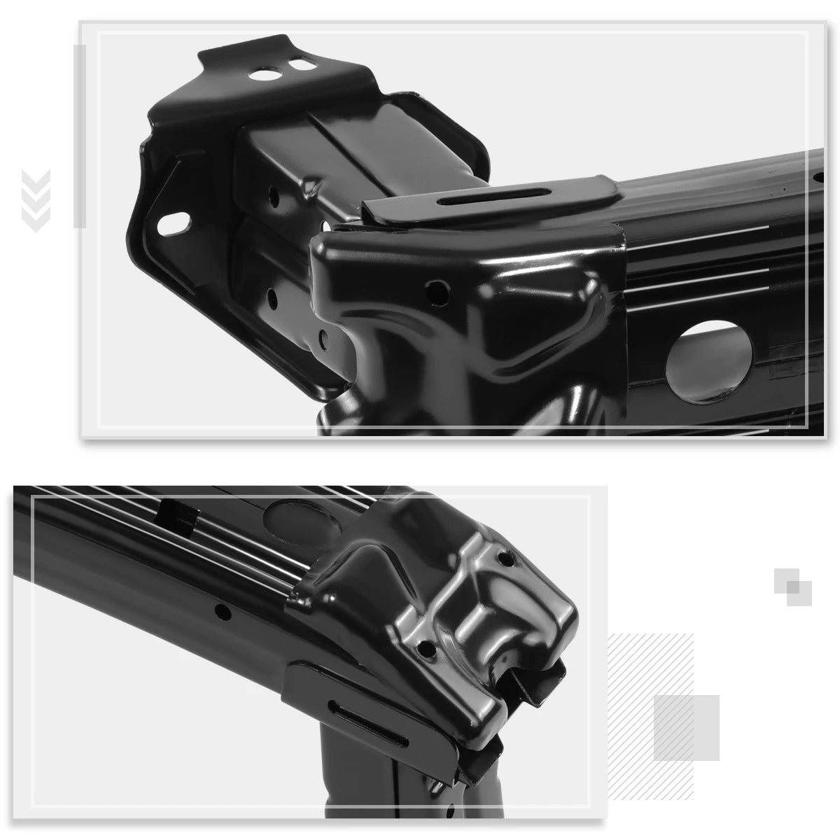 Front Bumper Grille Insert for VW Jetta Sedan (2015–2016) with Chrome Moulding