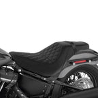 Black Driver Passenger Seat for Harley Softail Slim Street Bob (2018–2024)