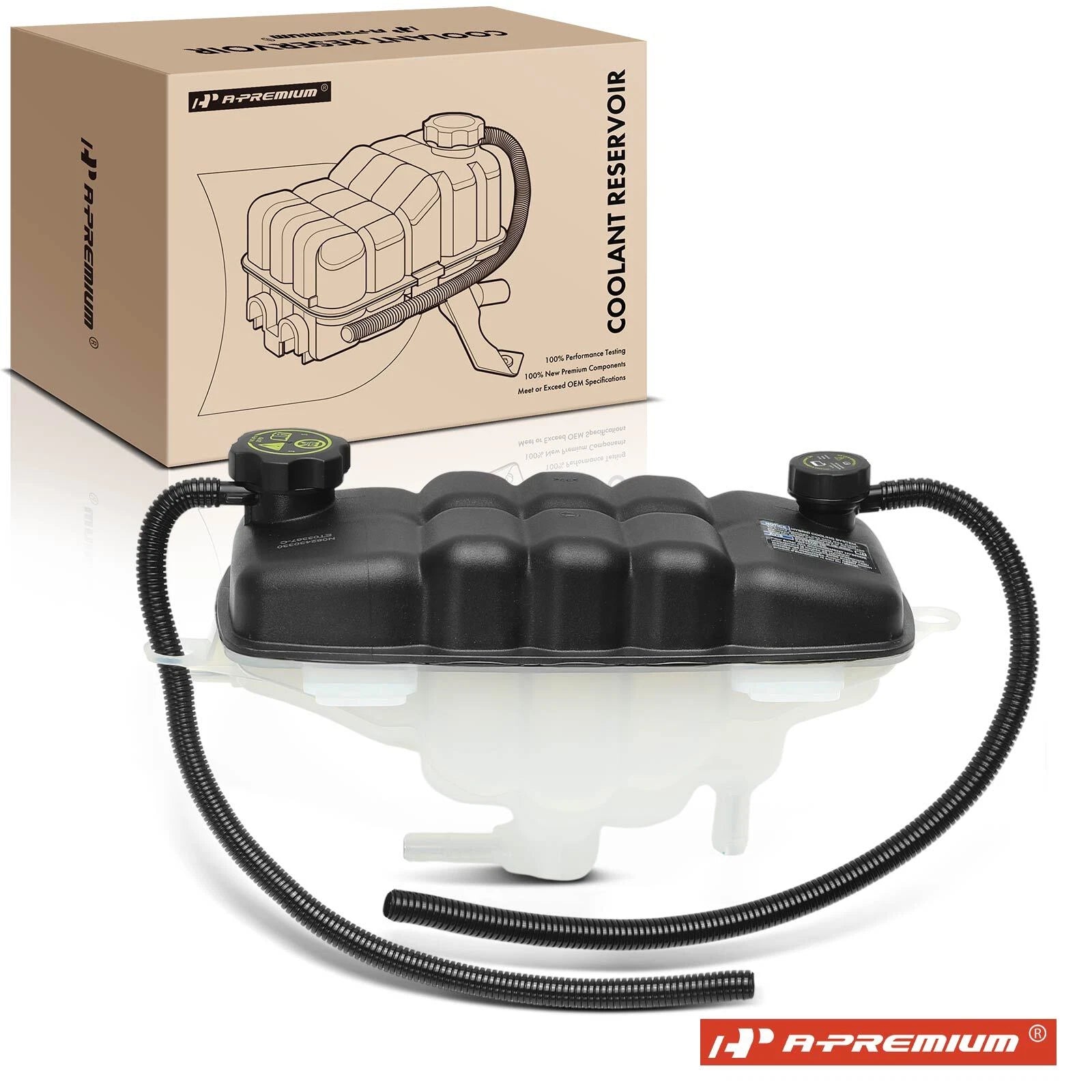 Coolant Reservoir with Cap & Hose for Silverado 1500 (2009â2013)