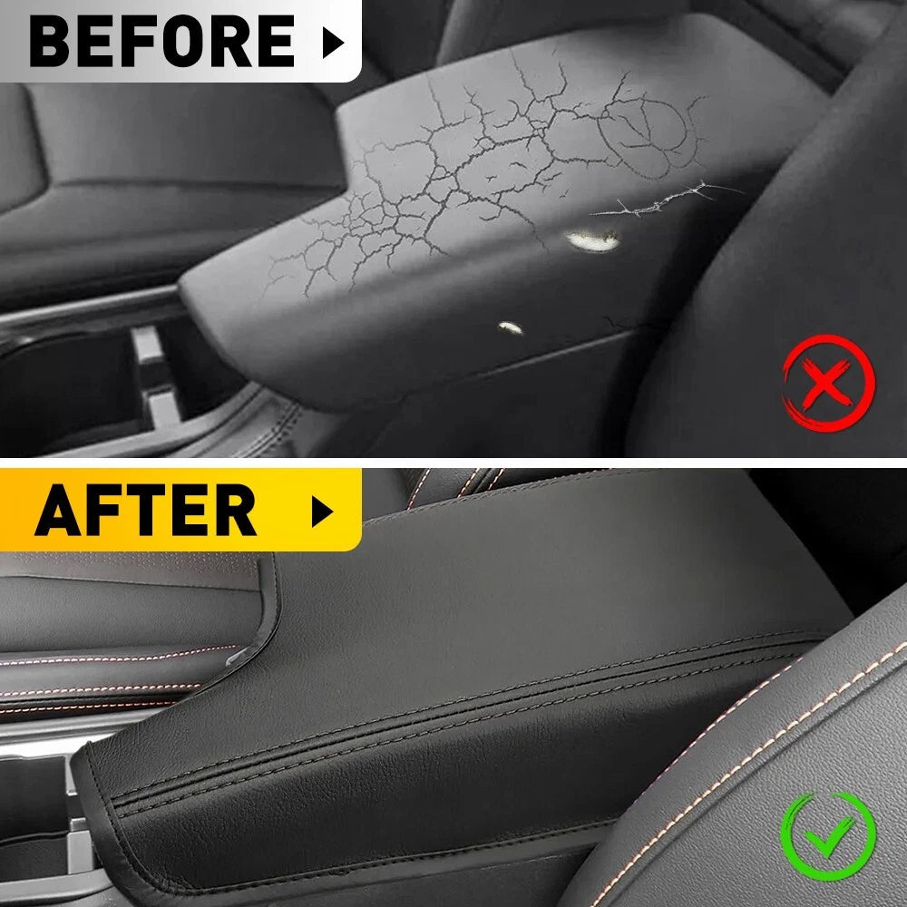 Leather Center Console Lid Armrest Cover for Subaru Impreza (2017–2022)