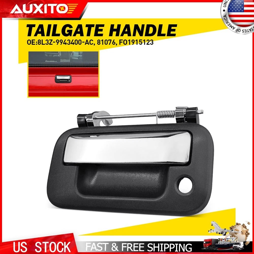 Chrome Tailgate Handle Without Keyhole for Ford F-250 F-350 F-450 (2008–2016)
