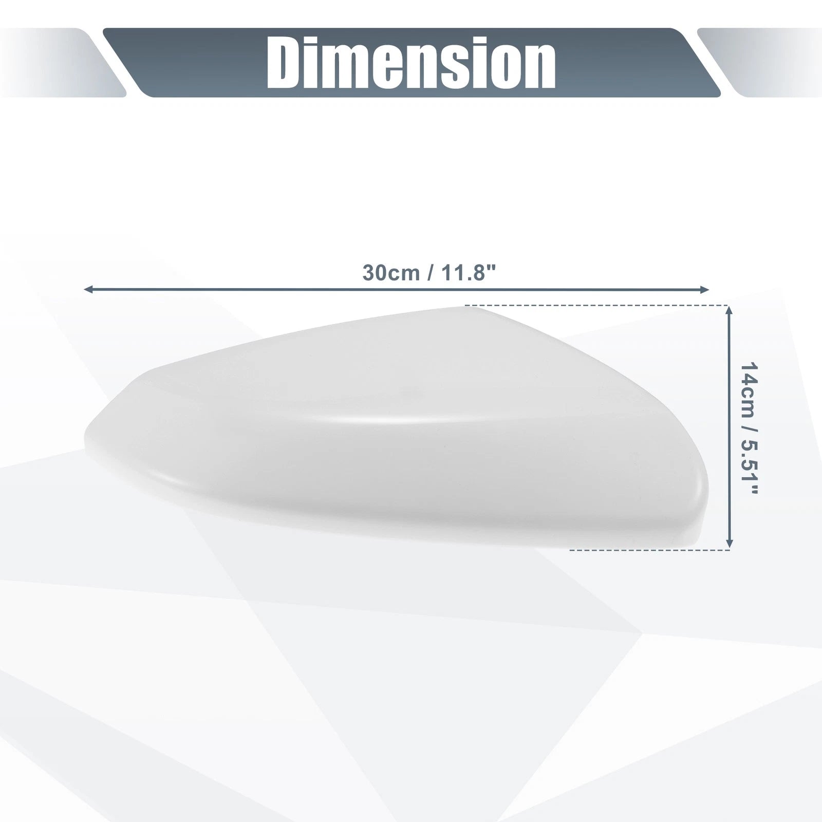 Right Passenger Side Mirror Cover Cap for Honda Civic (2016–2021)
