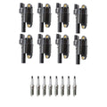 Set of 8 Ignition Coils & NGK Platinum Spark Plugs for Suburban 3500 HD