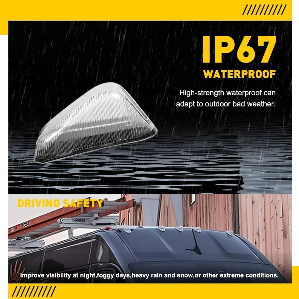5X Front Roof Marker Lights for Dodge RAM Promaster 1500 2500 3500 (2014–2023)