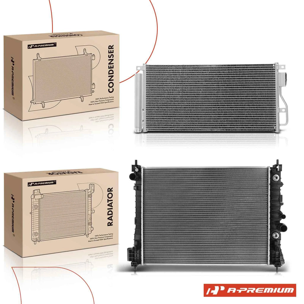Radiator & AC Condenser Cooling Kit for Buick Encore, Chevy Trax (2013–2021)