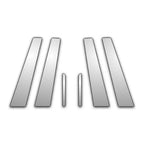 6Pc Chrome Pillar Post Covers for Cadillac CTS (2002–2007)