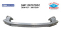 Replacement Aluminum Rear Bumper Impact Bar For 2016-2019 Chevrolet Cruze Sedan