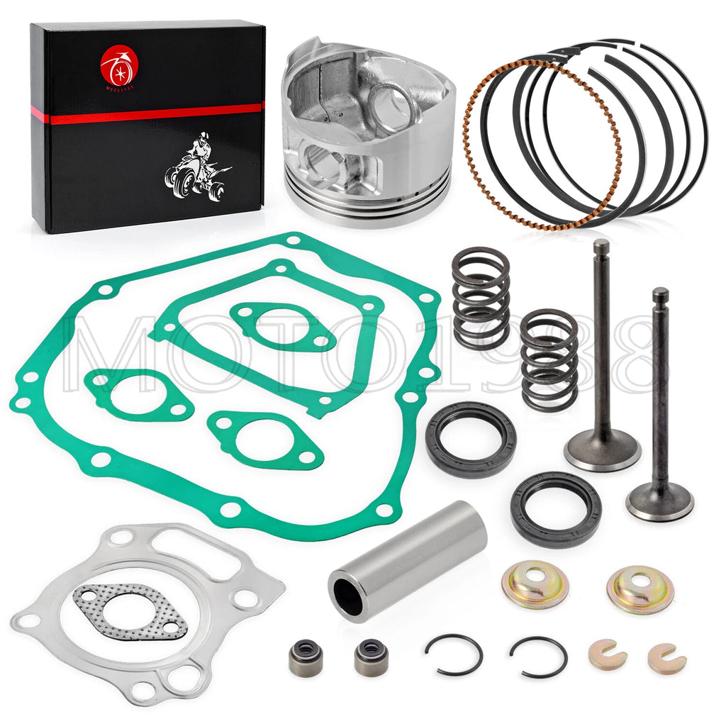 Top End Kit for Yamaha Golf Cart G16 G20 (STD Piston, Intake, Exhaust Valve, Gasket)