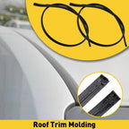 2X Black Roof Top Trim Moldings for Toyota Corolla (2009–2013) 09 10 11 12 13