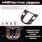 Peach Wood Grain Center Gear Shift Panel Cover for Honda CR-V (2017-2022)