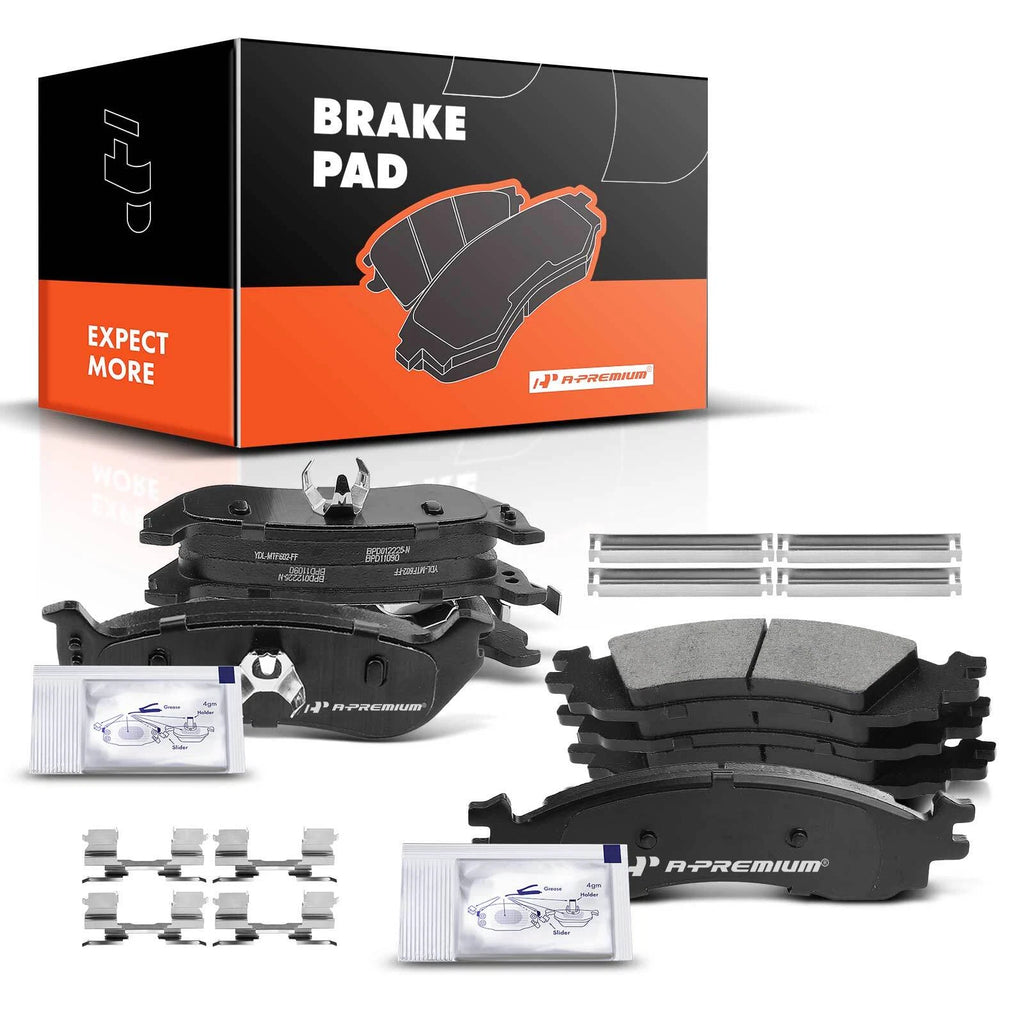 8x Ceramic Brake Pads for Ford Explorer Mercury (2006–2010)