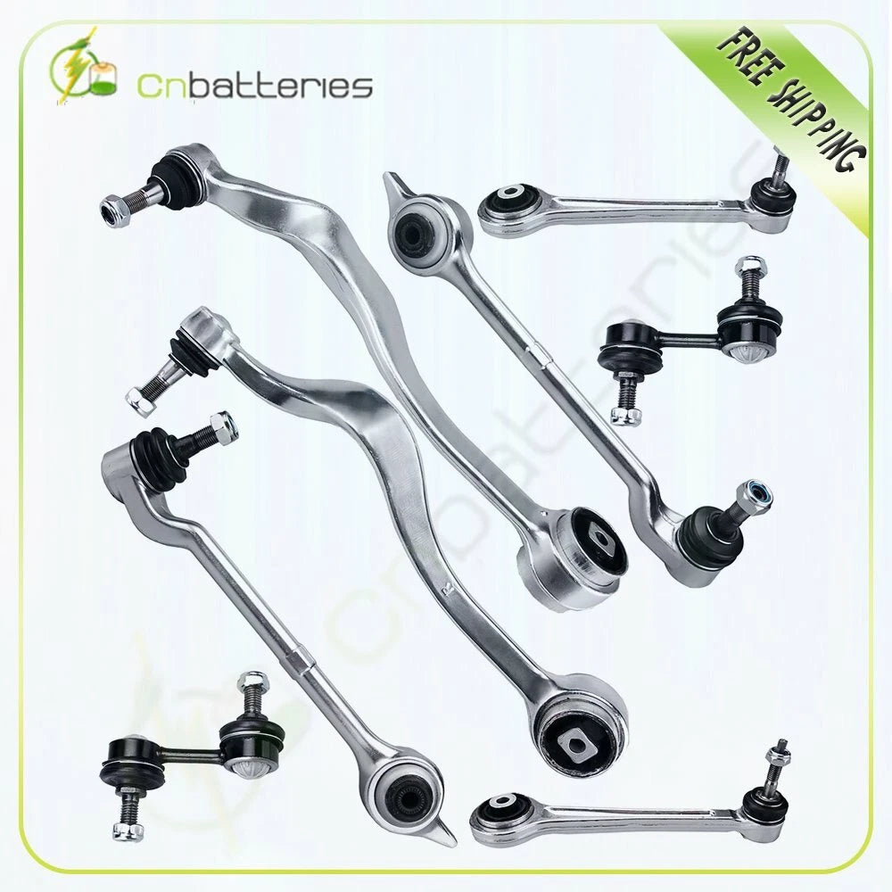 8pcs Complete Front Suspension Kit Control Arms for BMW 525i 528i 530i (1997–2003)