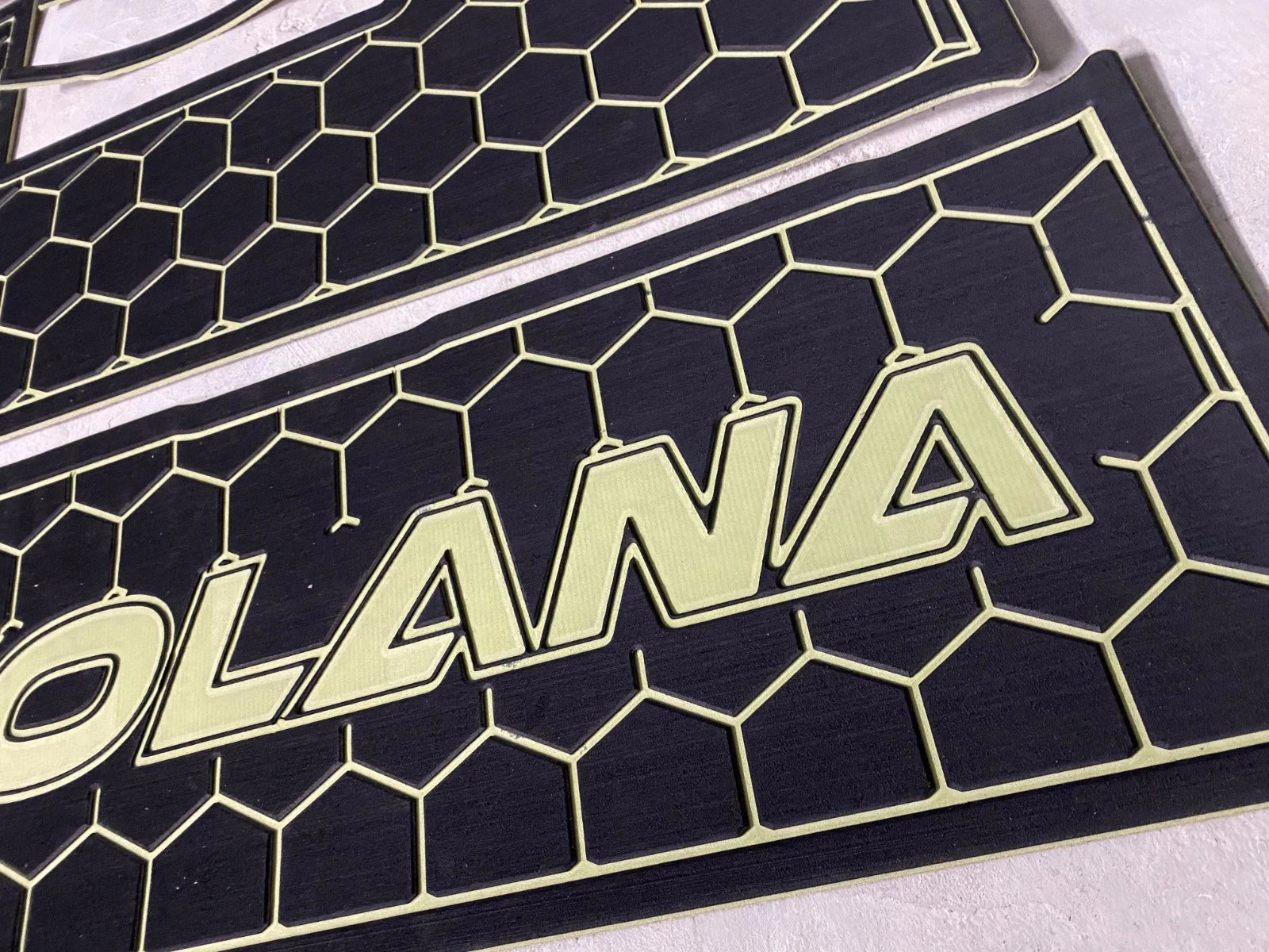 Custom Fit Full Coverage Non-Slip Floor Mat for Solana XA 4P Golf Cart