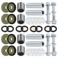 Set of 2 Front A Arm Lower Bushing Bearing Bolt Nut for Suzuki Quadsport Z400 (2003–2008)