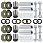 Set of 2 Front A Arm Lower Bushing Bearing Bolt Nut for Suzuki Quadsport Z400 (2003–2008)