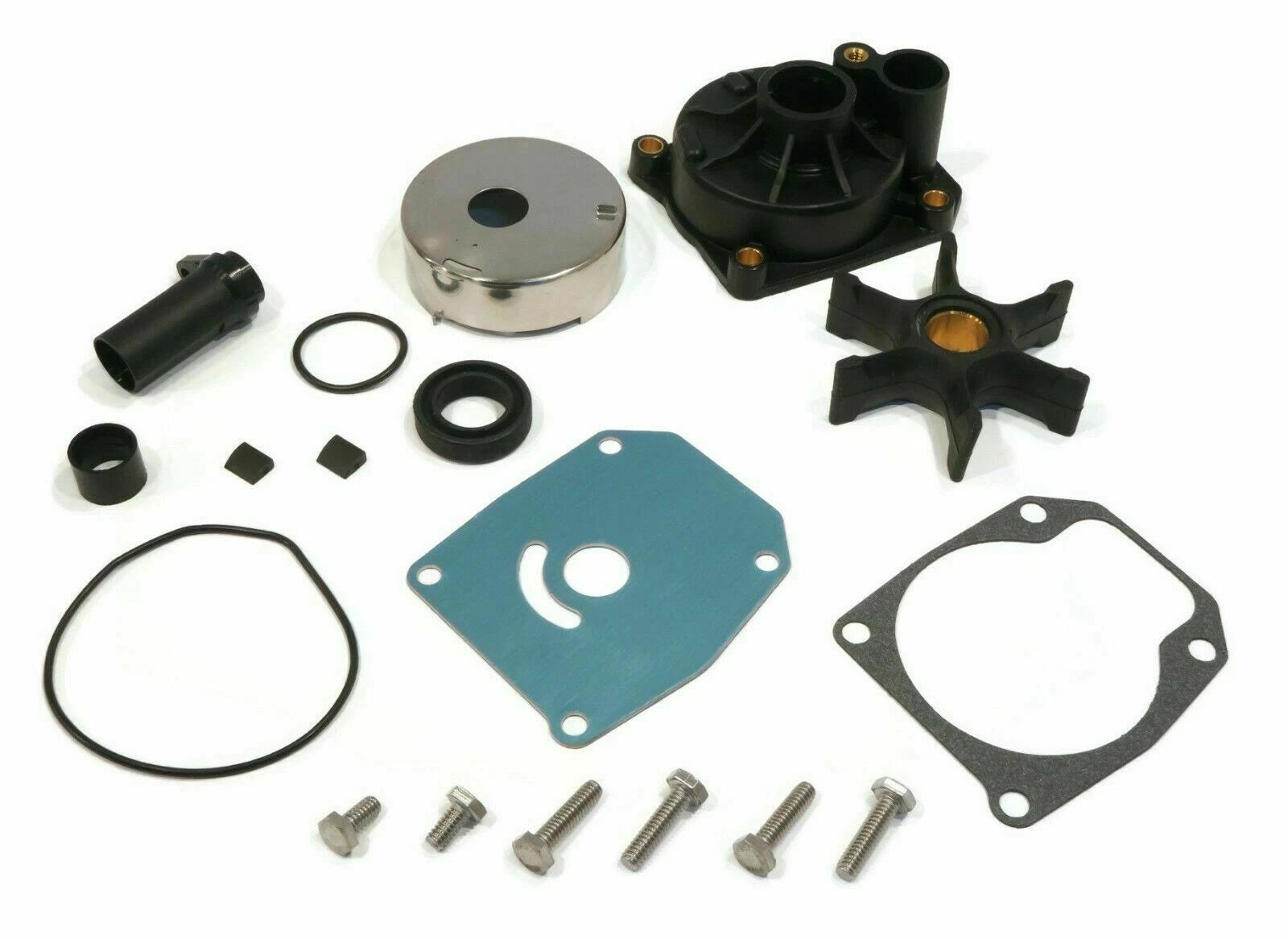 Water Pump Impeller Repair Kit for Evinrude Johnson 60 70 75 (3 Cyl) Replaces 432955