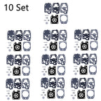 Set of 10 Carburetor Gasket Repair Kit K10-WYC for Walbro Homelite Blower Trimmer