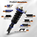 Coilovers for Mazda RX-8 (2004-2011) Adjustable Height Suspension Kit