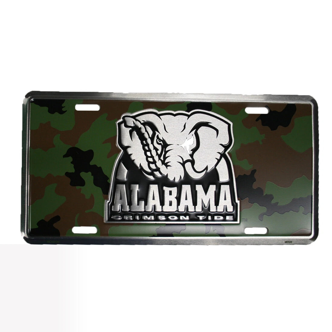Camo License Plate for Alabama Crimson Tide (6 x 12)