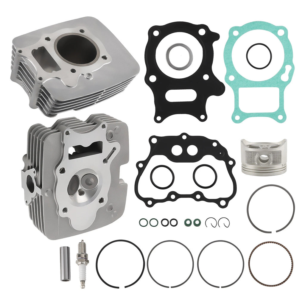 Cylinder Head Piston Rebuild Kit for Honda Recon 250 TRX250TE TRX250TM 2002-2014
