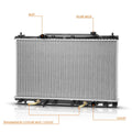 Aluminum Core Cooling Radiator DPI-2573 for Honda Stream (2001–2007)