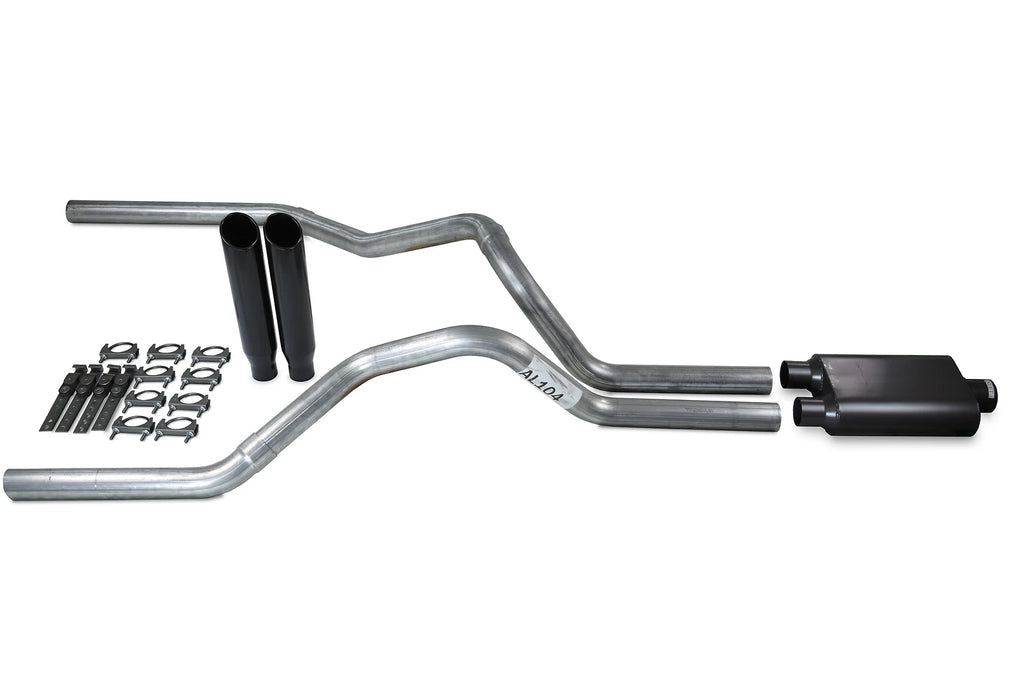 2.5" Dual Exhaust Kit with 2 Chamber Muffler for Dodge Ram 1500 (1994–2003)
