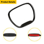 Carbon Fiber Steering Wheel Frame Trim Ring for Dodge Challenger Charger (2015–2023)