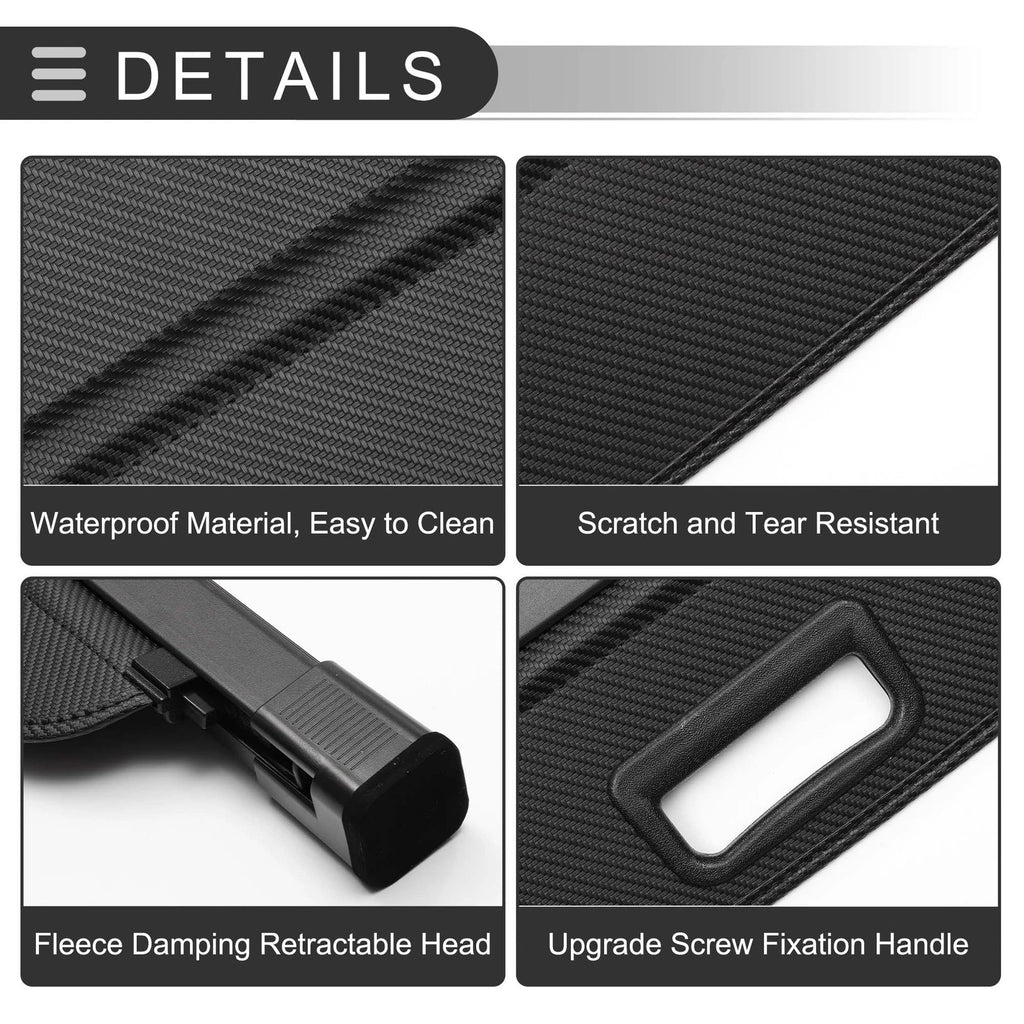Retractable Cargo Cover for Kia Sorento (2016–2023) Carbon Fiber Black