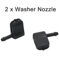 Set of 2 Front Windshield Washer Nozzles for Van Trunk (12mm Wiper Arm)