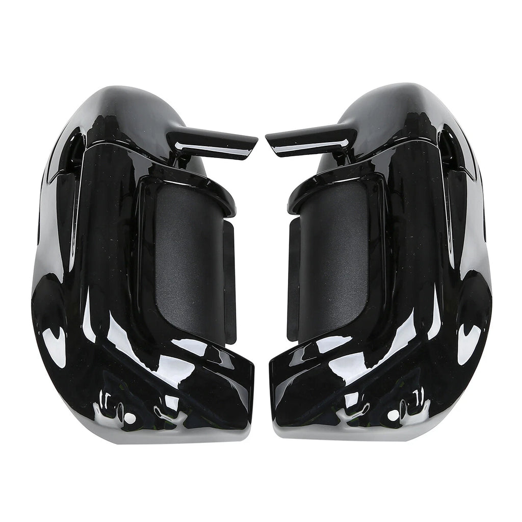 Black Lower Vented Fairing Speaker Grills for Harley Touring (1983–2013)
