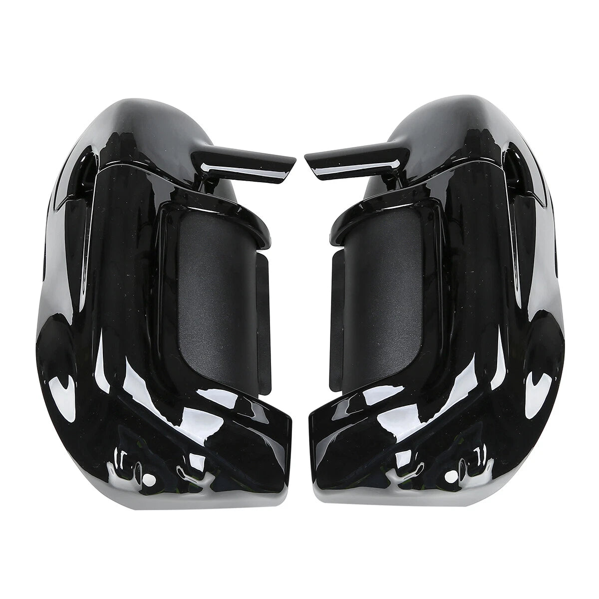 Black Lower Vented Fairing Speaker Grills for Harley Touring (1983–2013)