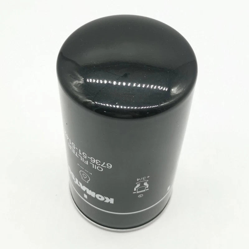 Oil Filter 6736-51-5142 for Komatsu SAA4D107E SAA6D107E GD555-5 D39EX-22 HB205