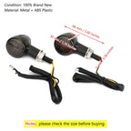 2X Bullet Turn Signal Indicator Lights for Universal Motorcycles (T9)