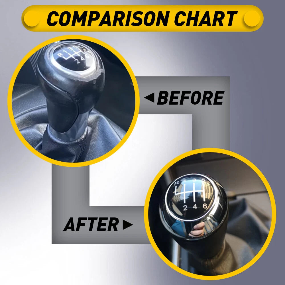 Black 6 Speed Shift Knob for Mazda 3 5 6 (2009â2015)