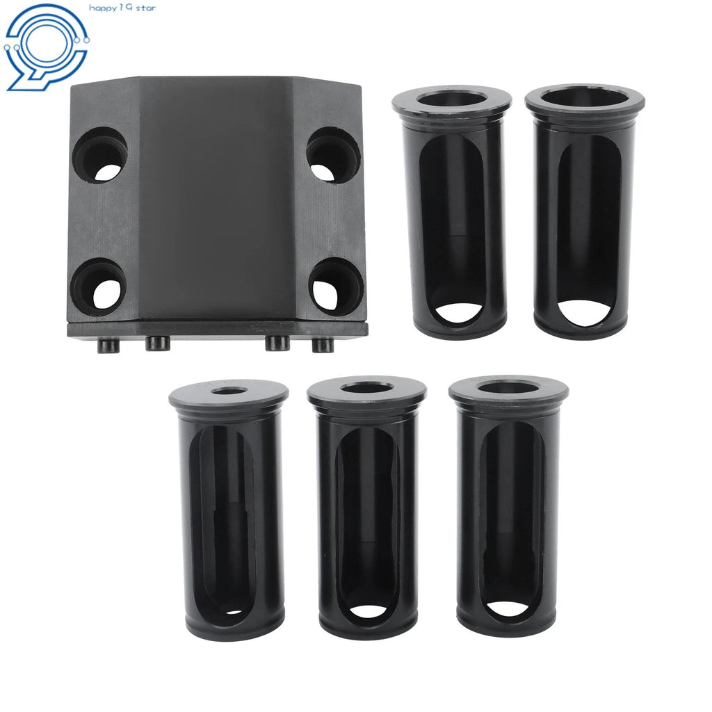 CNC Lathe Turret Tool Block BOT20 1-1/2" with 5 Reduction Sleeves