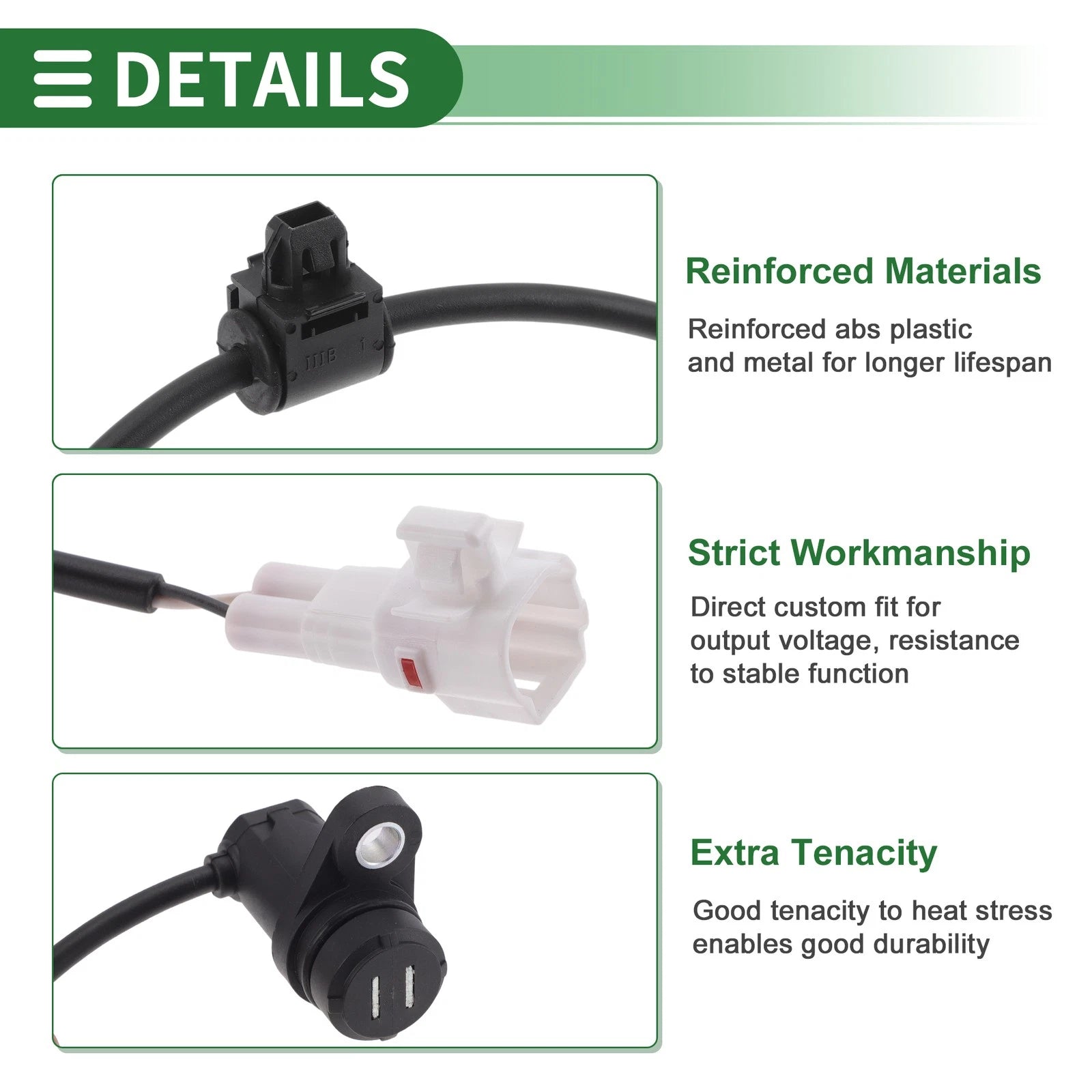 ABS Wheel Speed Sensor No. 895450K030 for Toyota Innova (2004–2016)