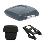 Trunk Luggage Backrest Pad for Harley Touring (2014–2026) Gunship Gray
