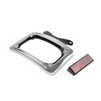 Rear License Plate Frame Bracket for Harley Touring Road Glide FLTRX (2010–2023) Chrome
