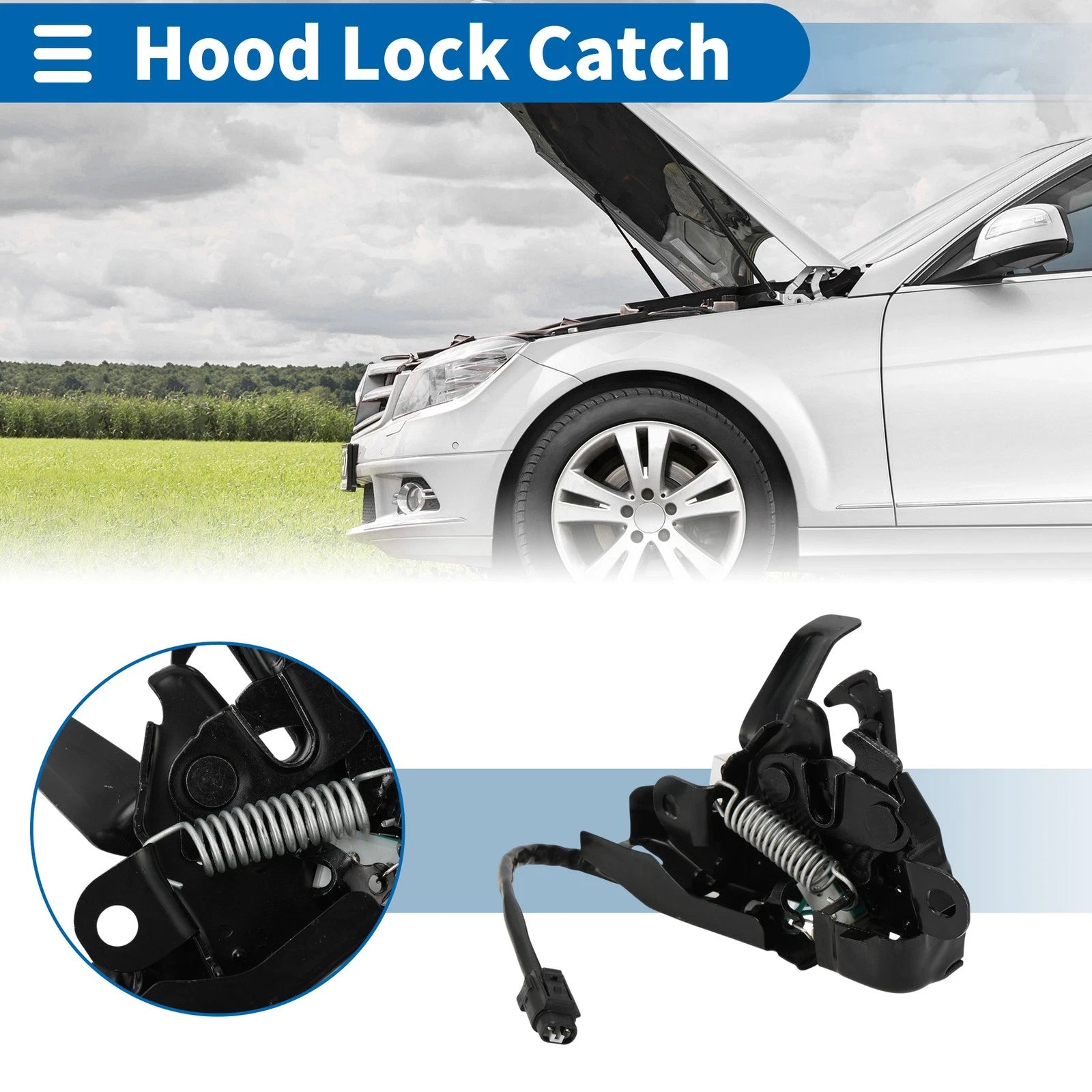 Hood Latch Assembly for Toyota Highlander (2009–2015) No. 535100E080
