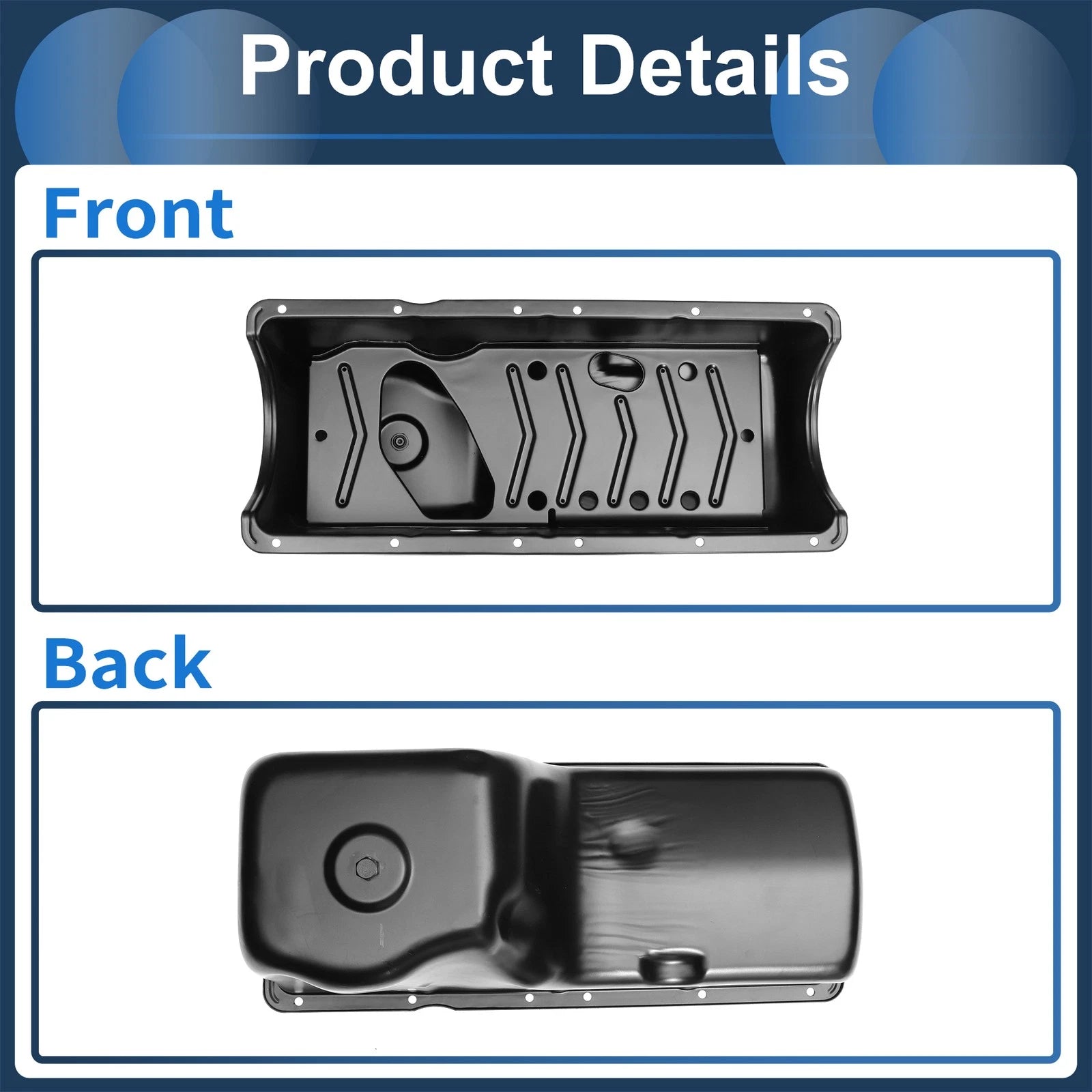 1 Pc Engine Oil Pan No.1830837C91 for Ford E350 Econoline (1997–1998)