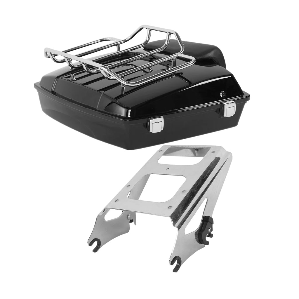 Trunk Backrest Pad Mount Rack for Harley Touring (2009–2013)