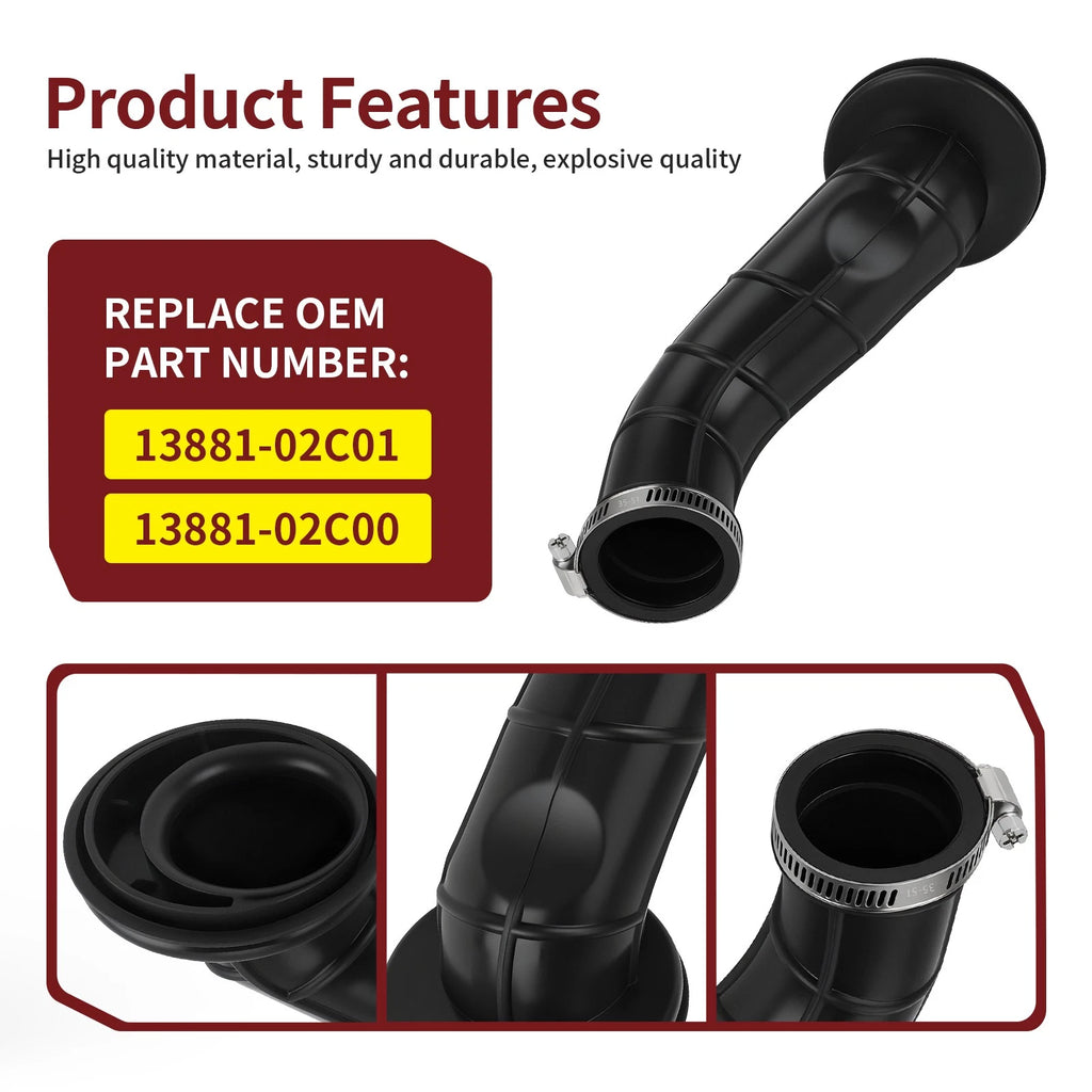 Air Box Carb Boot Tube for Suzuki LT160, LTF160 (1989–2004)