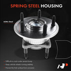 2X Rear Wheel Hub & Bearing Assembly for Chevy Camaro (2010–2021)
