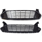Chrome Black Front Grille for Ford Fusion Mondeo (2013-2016)