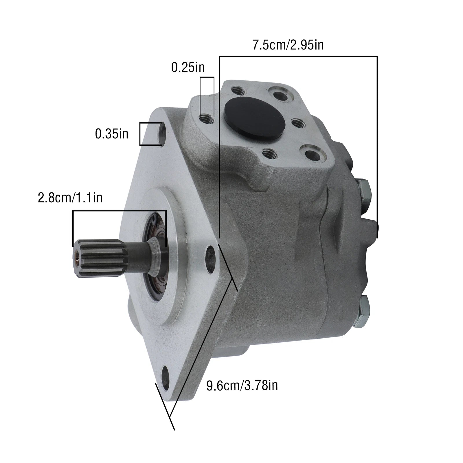 Power Steering Hydraulic Pump for John Deere Tractor 770 790 870 970 (1990–2005)