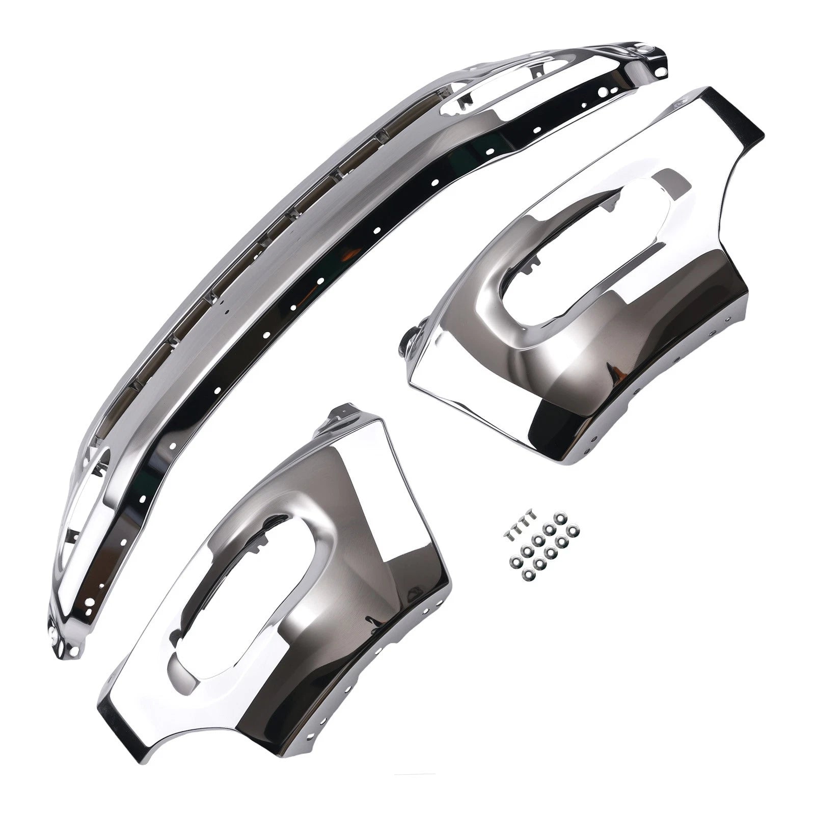 Chrome Front Bumper Face Bar for RAM 1500 (2019–2024) CH1002407