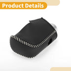 Gear Shift Knob Cover for Nissan Altima (2019–2024) Black Beige Faux Leather
